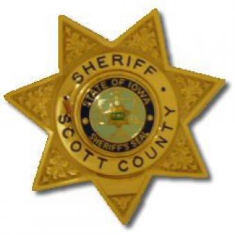 Scott County Sheriff star badge.