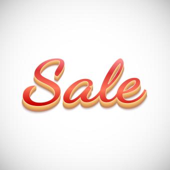 sale in red and yellow