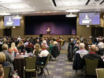 Attendees at the Disaster Conference.