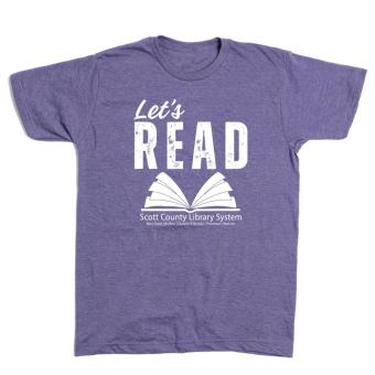 This is a shirt that says Let's Read