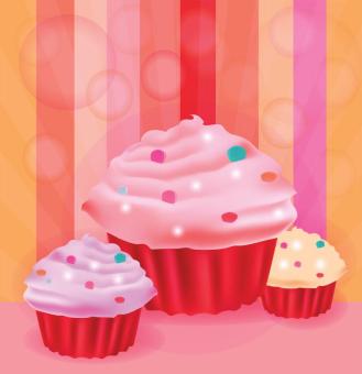 pink cupcake image