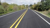 Picture of 100th Avenue finished resurfacing project.