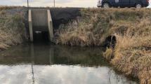 Site of culvert construction on 190th Ave.