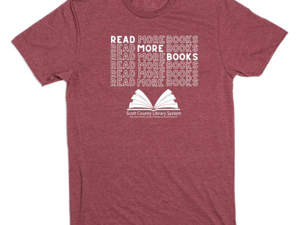 This is a shirt that says Read More Books